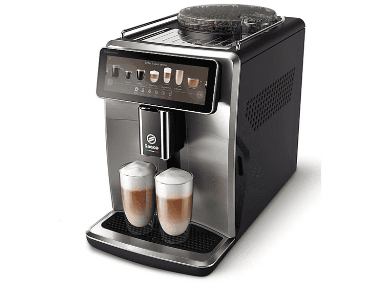 Máquina espresso - Saeco SM8885/00, 15 bar, 1500 V, Acero inoxidable