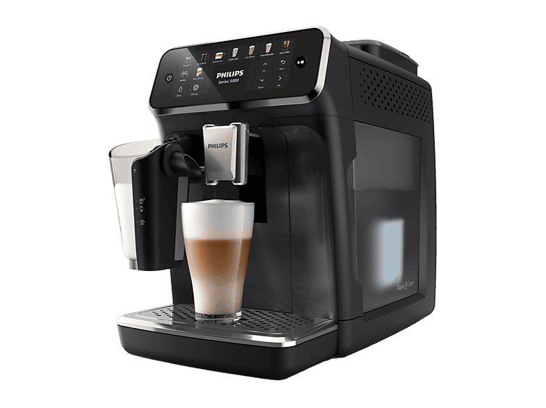 esy-8720389032318-1 Cafetera superautomática - Philips 5500 Series EP5541 | 15 bar, 1500 W, Deposito 1.8 l, Deposito leche 0.26 l, 2 tazas, Negro
