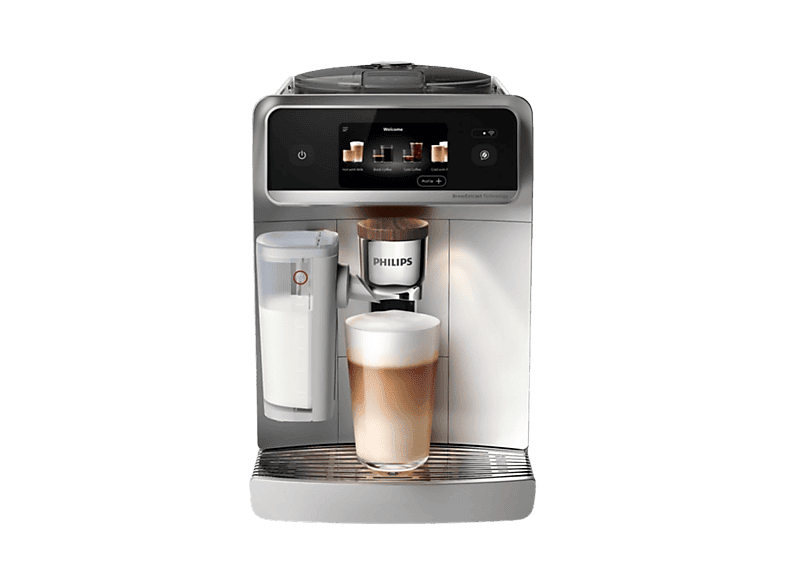 Cafetera superautomática - Philips Café Aromis EP8757/20, 15 Bar, 54 Bebidas, LatteGo Pro, SilentBrew, AquaClean, 1,9 L, 8 Perfiles, 3 Años Garantía