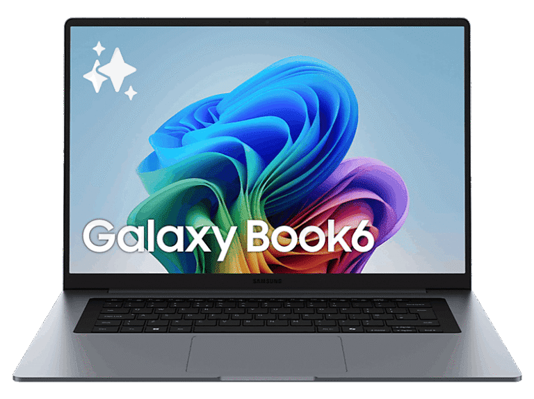 Portátil - Samsung Galaxy Book6 Copilot+ PC, 16" WUXGA, Intel® Core™ Ultra 7 355, 49 TOPS, 32 GB RAM, 1 TB SSD, Arc™ GPU, W11H, Sin cargador