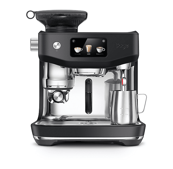 Máquina espresso - Sage Oracle Jet, 9 bar, 1600 W, 0,48 l, 2 tazas, Negro, Acero inoxidable